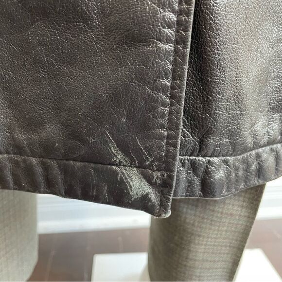 Vintage 80s Danier Long Leather Coat - Picture 13 of 16